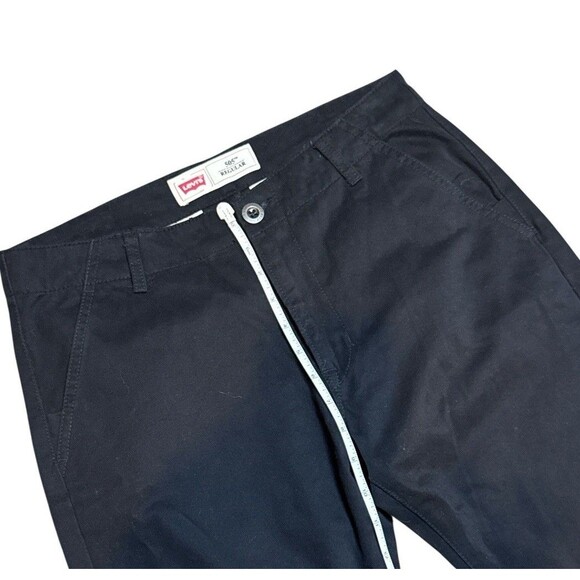 Levi’s 505 Boys Regular Fit Straight Leg Black Chino Pants Size 18 Kidcore NEW - Picture 5 of 8